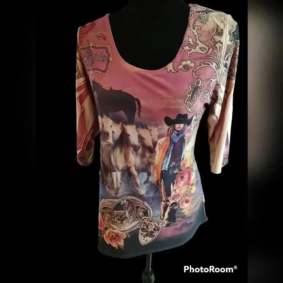 Fantazia cowgirl blouse - Picture 1 of 4